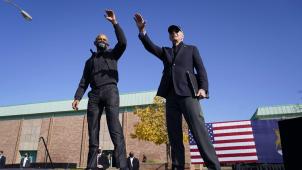 L’événement de ces derniers jours, c’est l’engagement de Barack Obama aux côtés de Joe Biden, ici à Flint, Michigan.