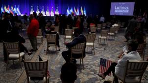 Un meeting des «
Latinos pour Trump
», le 25 septembre dernier en Floride.