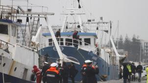 Les deux bâteaux de pêche, retenus depuis le mois de septembre en Libye, ont regagné, dimanche, le port de Mazara del Vallo, en Sicile.