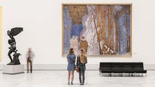 En 2020, le nombre de visiteurs des Musées royaux des Beaux-Arts était la plupart du temps de 80 à 90% inférieur à la normale.