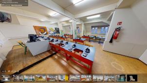 Certaines écoles proposent des visites entièrement virtuelles, grâce à des prises de vue à 360 degrés.