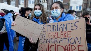 BELGIUM STUDENT RALLY AGAINST ISOLATION AND PRECARIOUSNESS ACT I