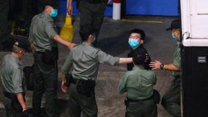 Joshua Wong, le militant pro démocratie de Hong Kong, est poursuivi pour «atteinte à la loi de sécurité nationale».