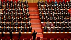 Le président chinois Xi Jinping arrive à la session d’ouverture de la Conférence consultative politique du peuple chinois au Palais du peuple.