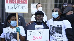 La famille de Lamine Bangoura avait participé à la manifestation «Black Lives Matter», en juin dernier à Bruxelles.