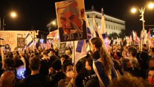La manifestation contre Binyamin Netanyahou, le samedi 20 mars, devant la résidence du Premier ministre à Jérusalem, a été le point culminant de plusieurs mois de mobilisation.