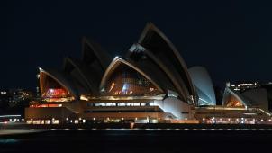 Earth Hour à Sydney.