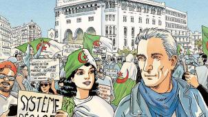 Nour et Paul-Yanis, par un vendredi de manifestation à Alger en faveur du retour des libertés.