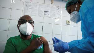 La campagne de vaccination n’a bénéficié d’aucune campagne ni mobilisation en République délocratique du Congo - ici, la clinique Ngaliema à Kinshasa.