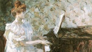 « Misia au piano », par Toulouse-Lautrec.