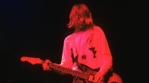 Kurt Cobain à l’Astoria Theater à Londres en 1991.
