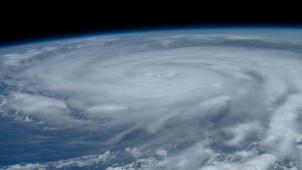Image satelite de l’ouragan Ida prise par la Nasa.