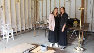 Sophie et Charlotte Mackels veulent croire dans le futur de leur société Dagobert, même si l’atelier a été complètement détruit.