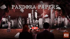 Pandora Papers banner (with title) - ICIJ
