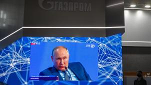 Vladimir Poutine, ce jeudi, au Forum énergétique de Moscou: une annonce surprise teintée d’une bonne dose d’ambiguïté.
