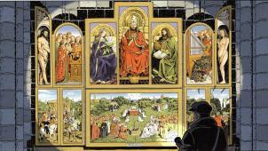 Le retable de «L’Adoration de l’Agneau mystique» des frères van Eyck.