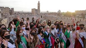 Les participantes au concours de miss Univers se sont retrouvées fin novembre à Jérusalem.