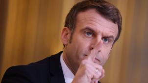 Emmanuel Macron, lors de son entretien au«Parisien»: à un peu moins de cent jours du premier tour de l’élection, le président enfile encore un peu plus l’habit du candidat.