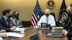 Joe Biden et ses collaborateurs les plus proches ont suivi l’opération menée en Syrie depuis la «Situation Room», à la Maison Blanche.
