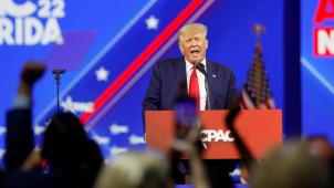 Donald Trump s’est adressé pendant près d’une heure trente à ses partisans, le 26 février, lors de la grande convention annuelle des conservateurs américains à Orlando, en Floride.
