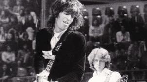 Mick Taylor et Keith Richards à Forest National en 1973.