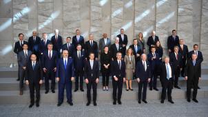 Les trente chefs d’Etat des pays membres de l’Otan et le secrétaire général de l’Organisation du traité de l’Atlantique Nord, Jens Stoltenberg, ont pris la pose en marge du sommet qui s’est tenu ce jeudi, à Bruxelles. Le prochain sommet de l’Otan se tiendra fin juin, à Madrid.