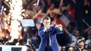 «Nous sommes là pour faire advenir un projet de progrès, d’indépendance et d’avenir pour notre France et pour notre Europe!», a martelé Emmanuel Macron, lors de son meeting à Nanterre.