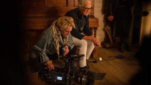 Jane Campion et sa directrice photo Ari Wegner sur le tournage de «The Power of the dog».