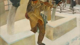 «Neige», 1925, huile sur toile, 80,5 × 101 cm.