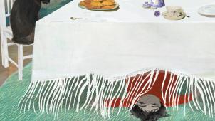 Illustration graphique de «Sous la table» des Zerkiens