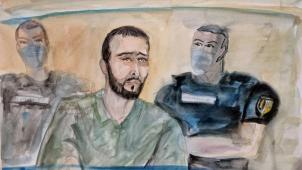 Salah Abdelslam au procès des attentats du 13-Novembre