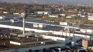 L’usine Caterpillar à Gosselies en octobre 2004.