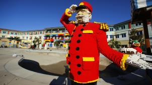 Le Legoland de Charleroi aura son hôtel Lego, comme ici à Carlsbad, en Californie.