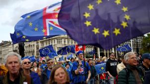 Une marche en faveur du retour du Royaume-Uni dans l’Union européenne était organisée à Londres ce dimanche.