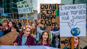25.000 personnes étaient présentes dans les rues de Bruxelles, ce dimanche 23 octobre, pour une Marche pour le climat.