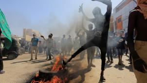 Des manifestants ont défilé pour dire «non au pouvoir militaire» un an après le coup d’Etat, à Khartoum, le 25 octobre 2022. Le putsch a plongé le pays dans le chaos.