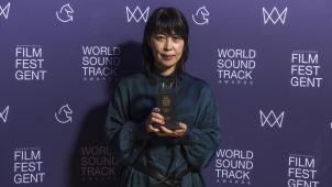 Eiko lors de la remise des prix des World Soundtrack Awards à Gand.