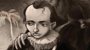 Charles Baudelaire, vu par Bernard Yslaire.