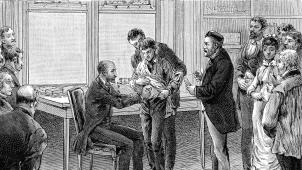 Louis Pasteur vaccinant le petit Joseph Meister en 1885.