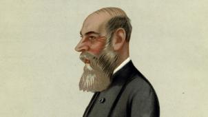 Caricature de Charles Cunningham Boycott par Leslie Ward, datant du 29 avril 1881.