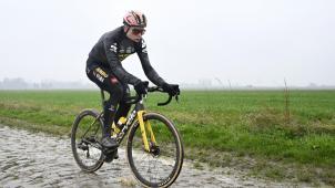Wout van Aert a reconnu le final de Paris-Roubaix, ce jeudi.