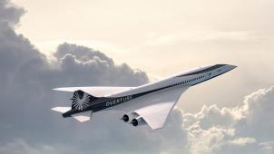 Selon l’avionneur américain Boom Supersonic, Overture (ici prévisualisé), utilisera du carburant d’aviation durable.