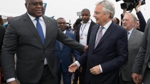 Alors ministre des Affaires étrangères, Didier Reynders avait accueilli le président de la RDC, Felix Tshisekedi, lors de sa visite officielle en Belgique en septembre 2019.
