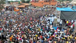 Les meetings de Moïse Katumbi attirent les foules d’un coin à l’autre du Congo.