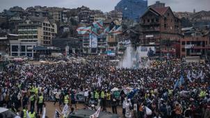 Un rassemblement en faveur de Denis Mukwege à Bukavu.