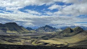 Le paysage islandais a été sculpté par les éruptions volcaniques.