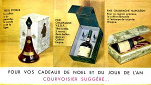 Les anciennes publicités de Courvoisier rendent hommage à l’empereur des Français.