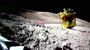 La sonde japonaise Slim est arrivée sur la Lune le 18 janvier, mais s’est posée sur le dos. Son alimentation électrique a été éteinte.