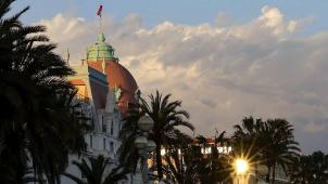 L’hôtel Negresco, le palace de la Promenade des Anglais, à Nice.