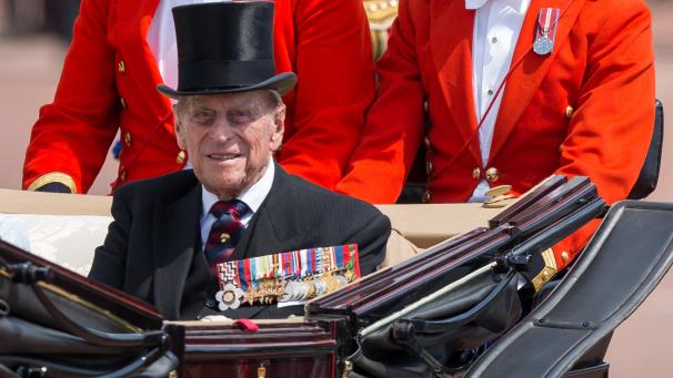 Le prince Philip assiste aux festivités du célèbre “Trooping the Colour” à Londres, en juin 2017.